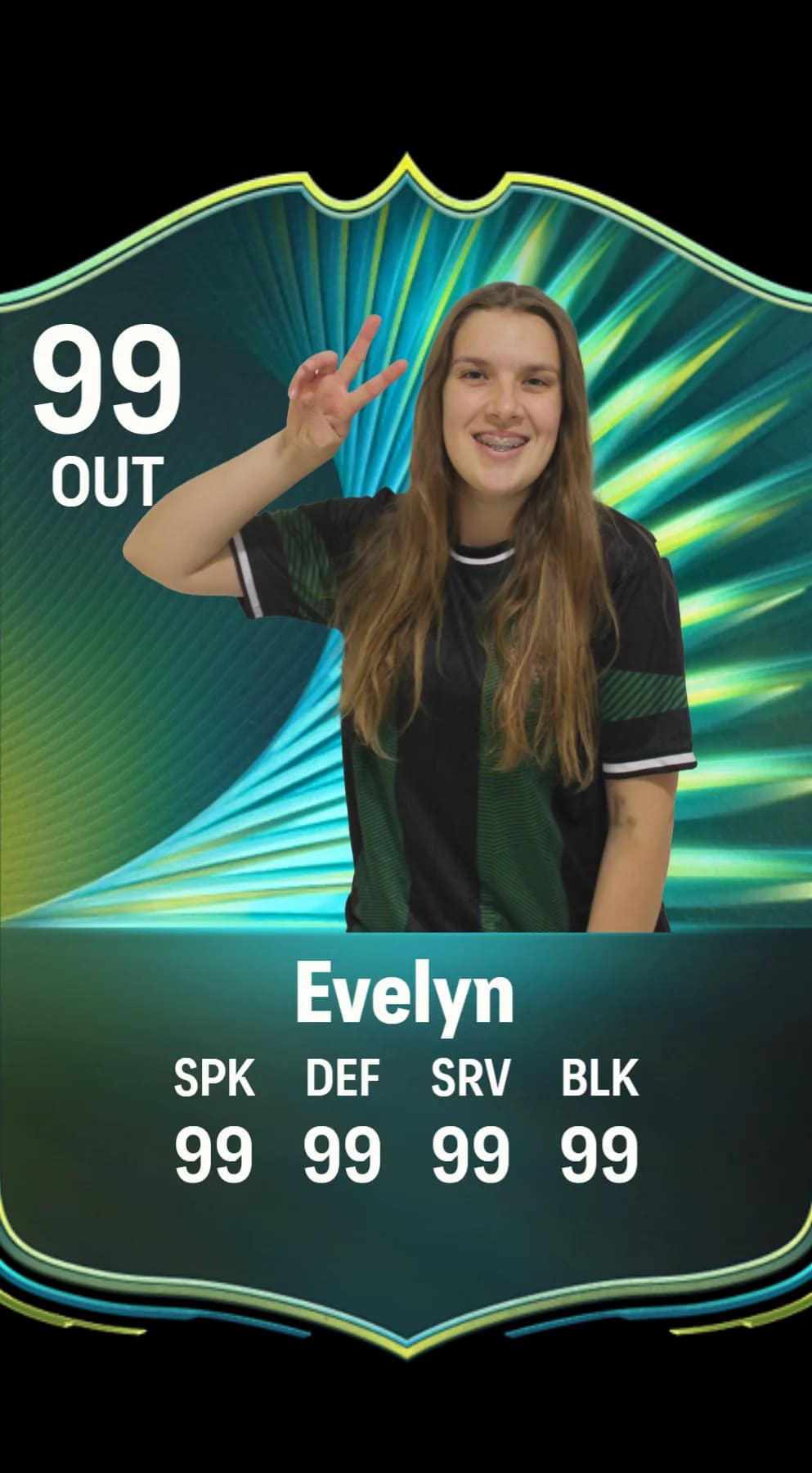 Evelyn · Retrat del primer equip, temporada 2025–2026